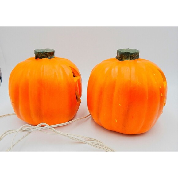 Jack-O-Lantern Light Up Foam Blow Mold Halloween Pumpkins Paper Magic Group 1998 - Picture 5 of 12